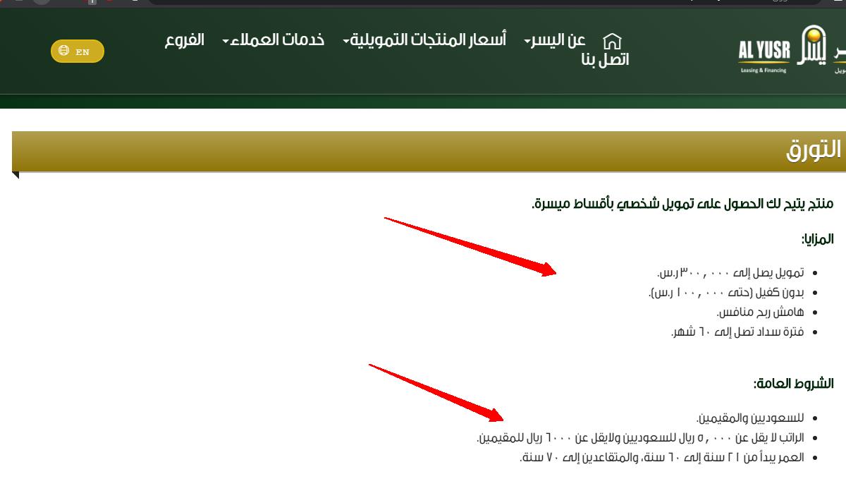 تمويل للسعودي والمقيم 20000 بدون كفيل وبدون رسوم من اليسر