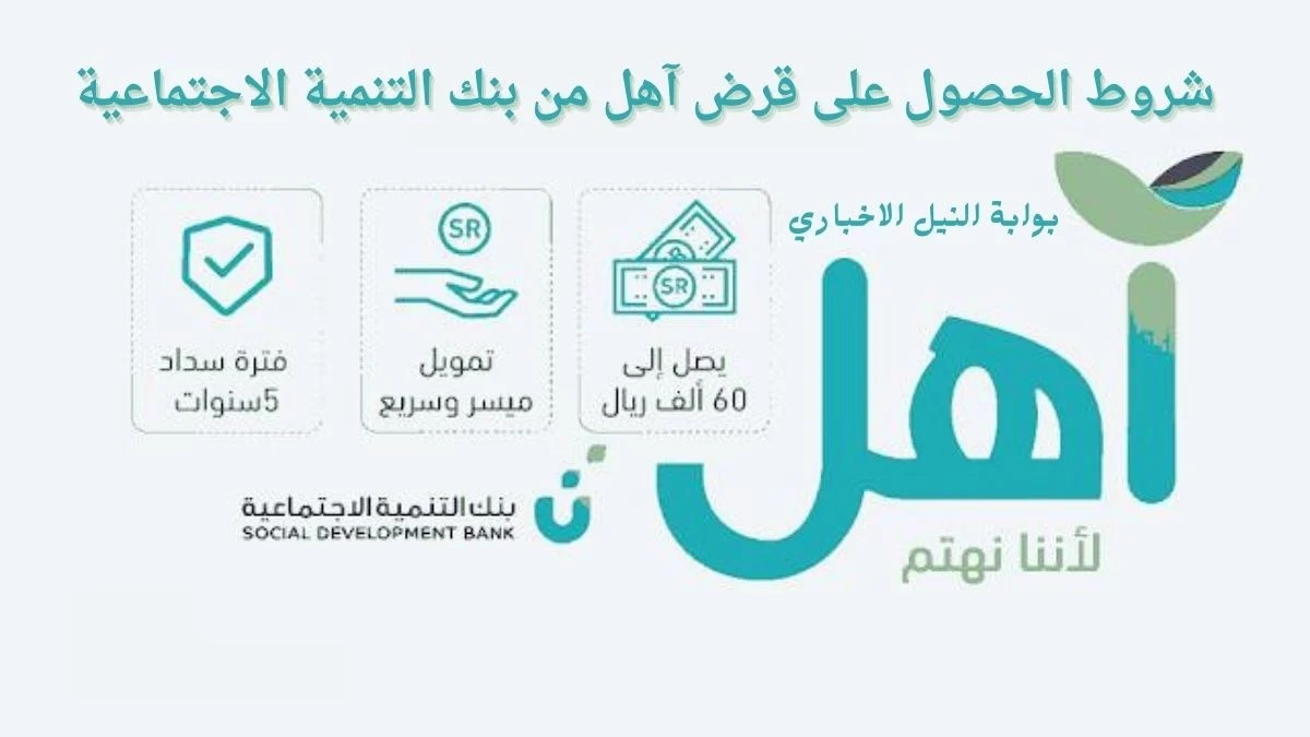 بنك التنمية الاجتماعية يقدم تسهيلات تمويلية عبر قرض آهل تعرف علي الشروط