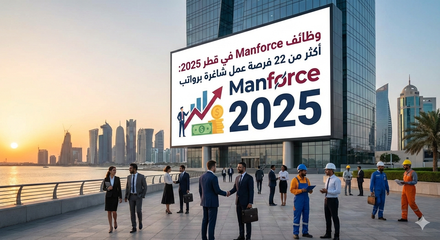 وظائف Manforce في قطر 2025: أكثر من 22 فرصة عمل شاغرة برواتب قوية في الدوحة